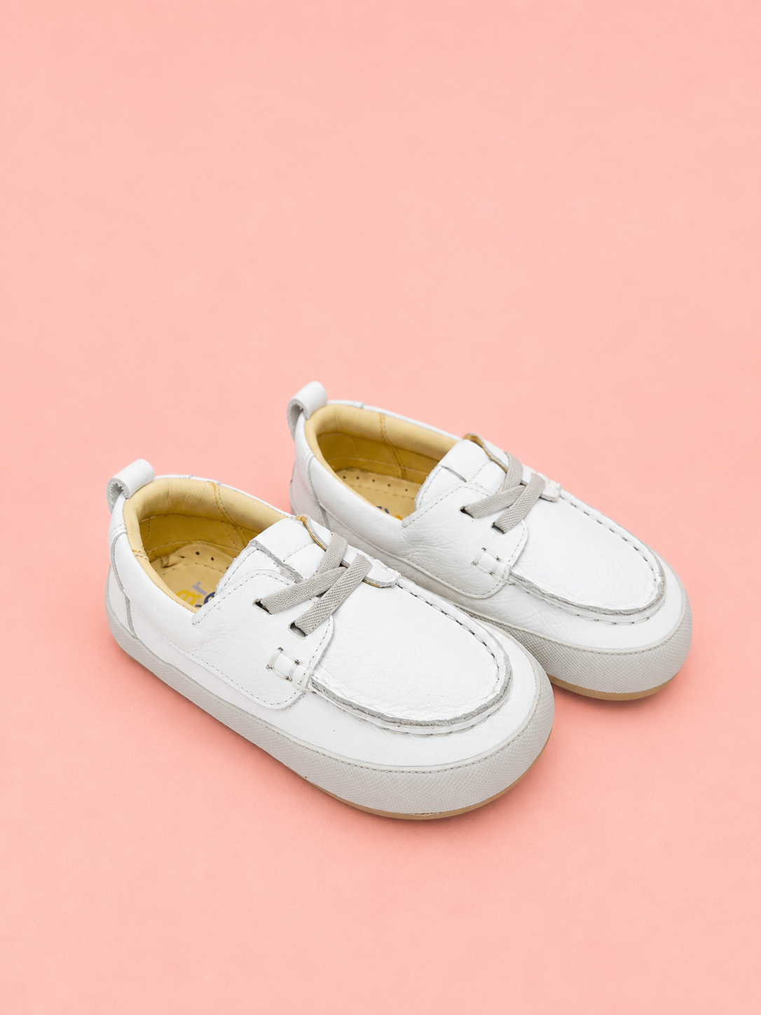 Mocassim Infantil Luquinha em Couro – Off White - Imagem 4