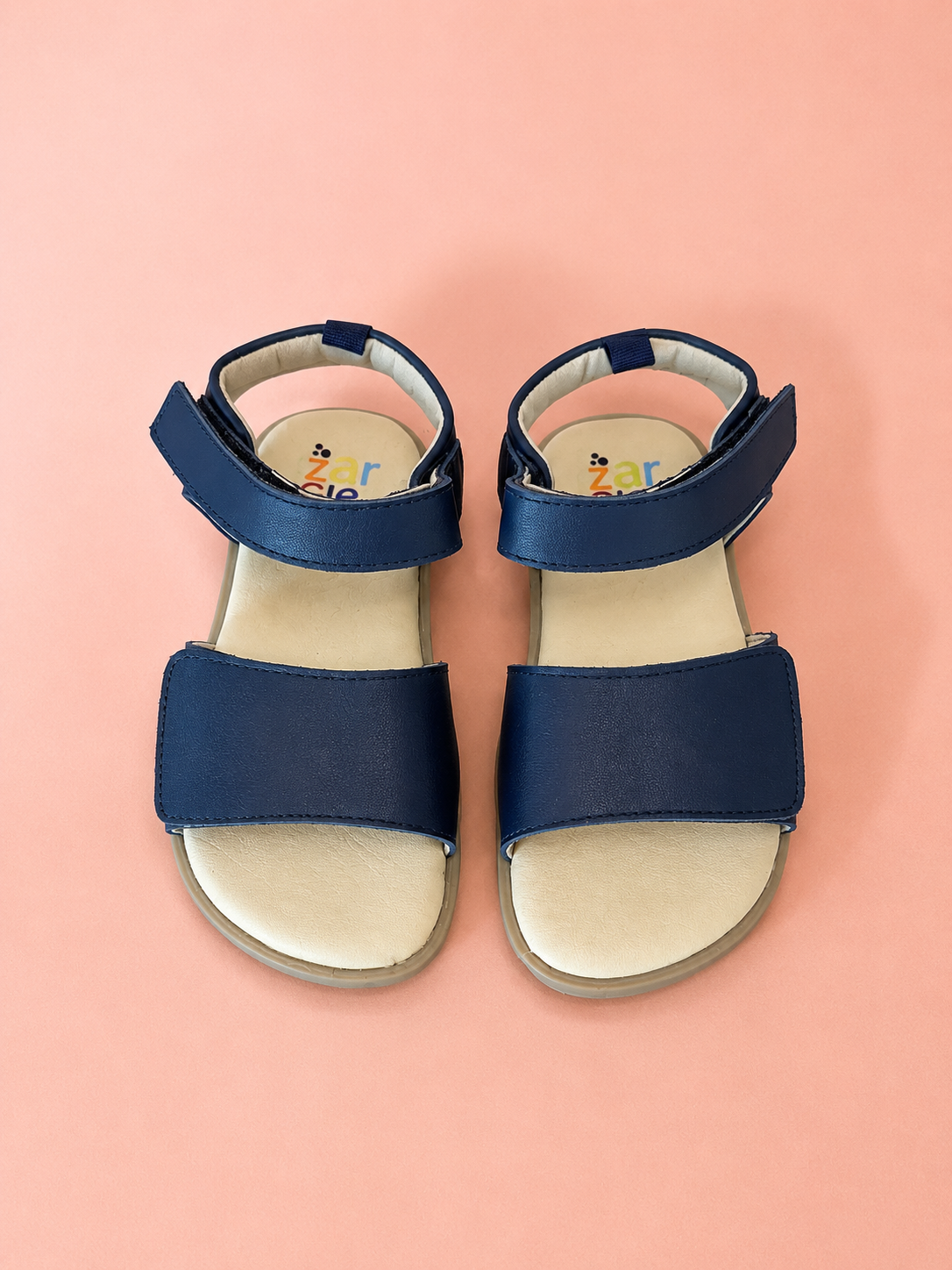 Sandália Infantil Luan em Couro – Azul Marinho