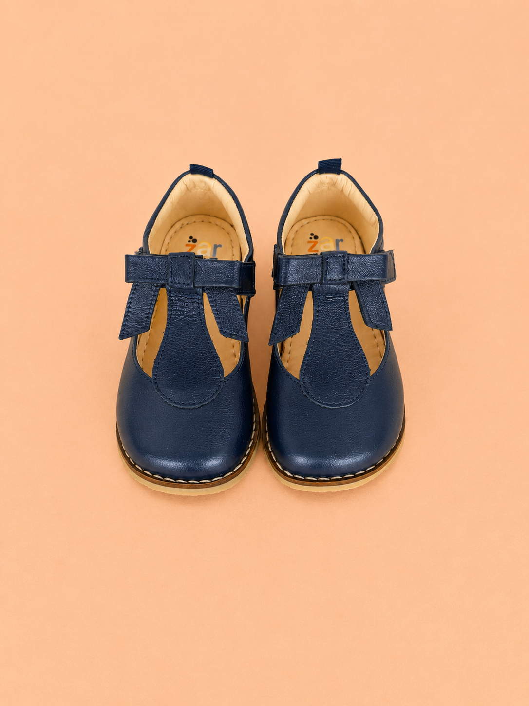 Sapatilha Infantil Melina em Couro – Azul Jeans