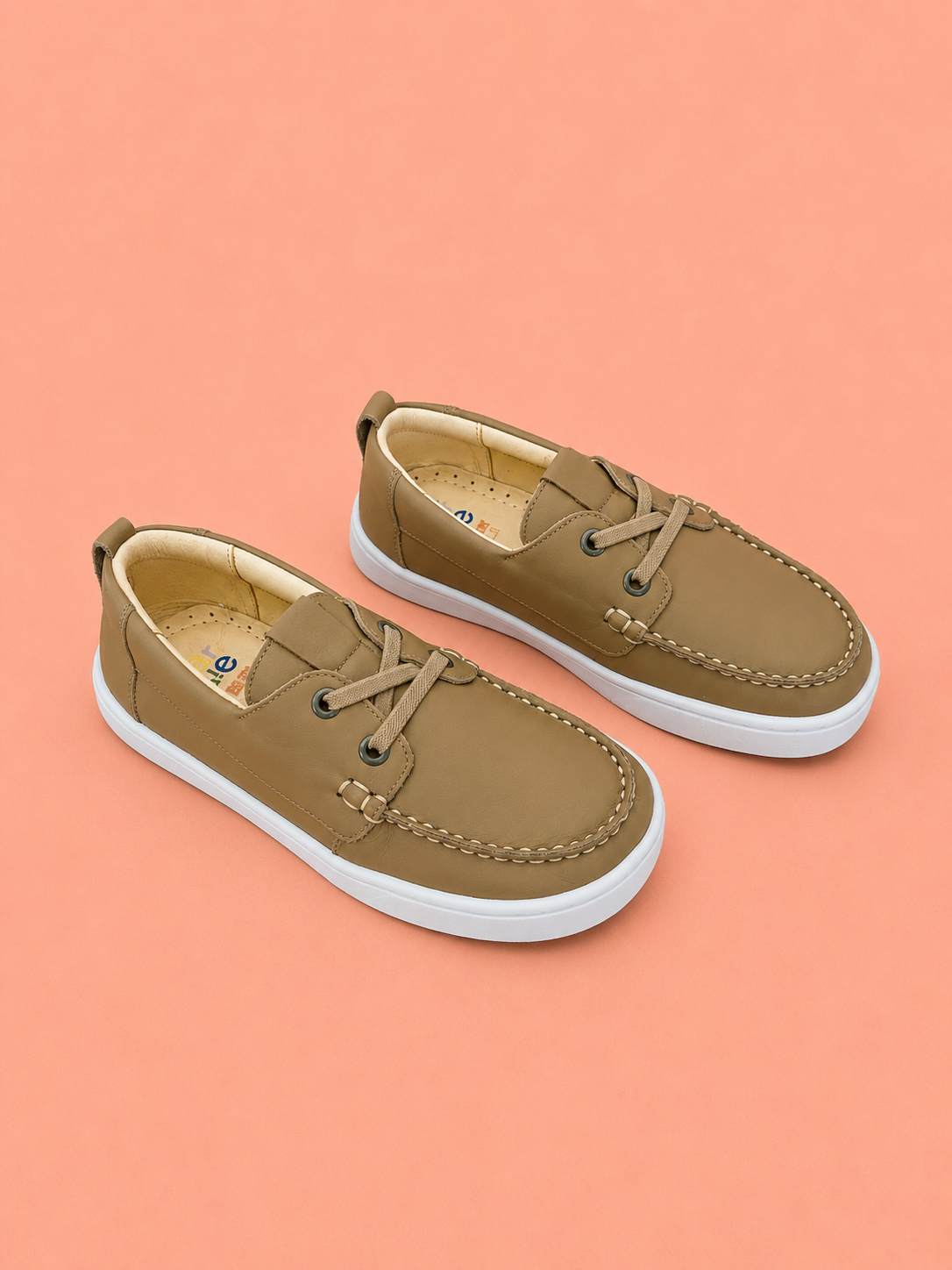 Mocassim Infantil Luca em Couro – Cappuccino - Imagem 3